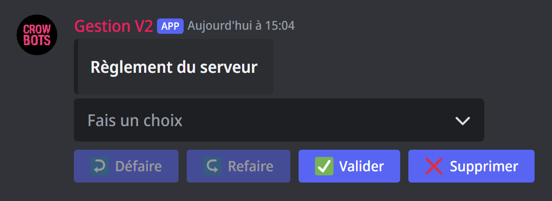 Le générateur d'embeds